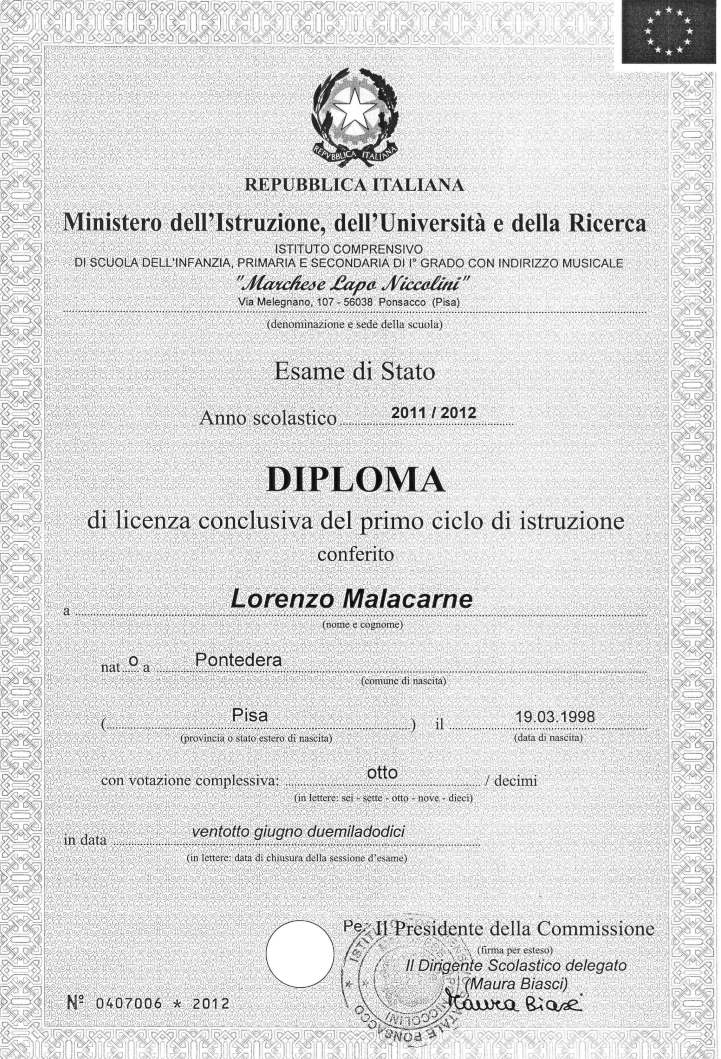 diploma_Lorenzo_Malacarne